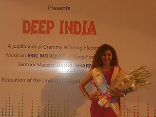 Emcee at Deep India show, NCPA